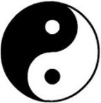 black and white symbol of Yin & Yang